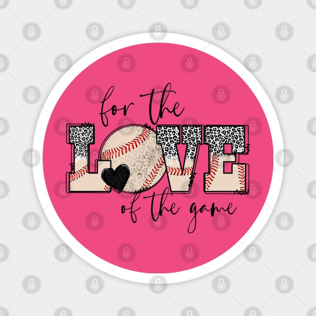 Love the game Magnet by Crostreet